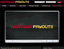 Tablet Screenshot of amateurpayouts.com
